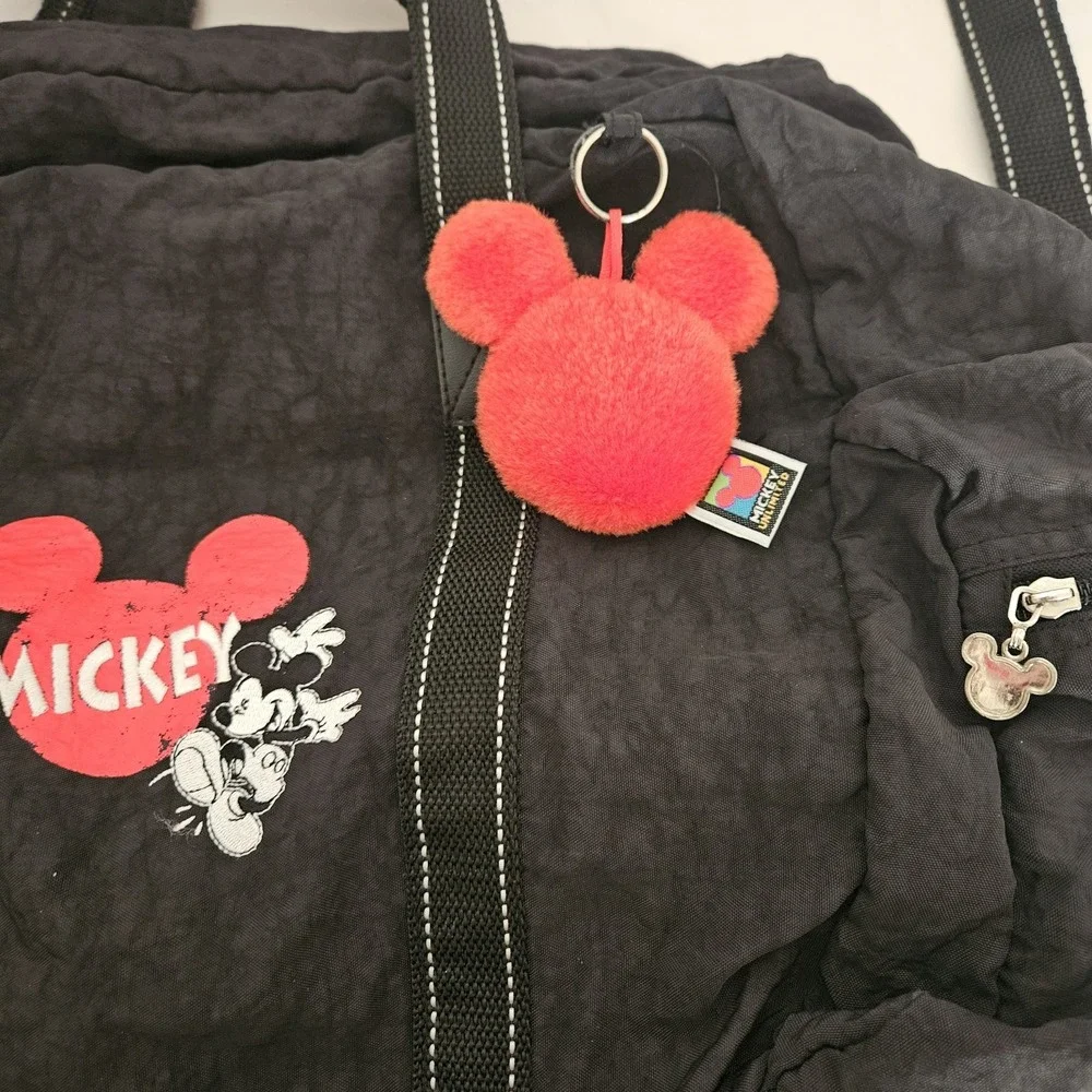 Disney Mickey Mouse Unlimited Vintage 90s Black Duffle Bag